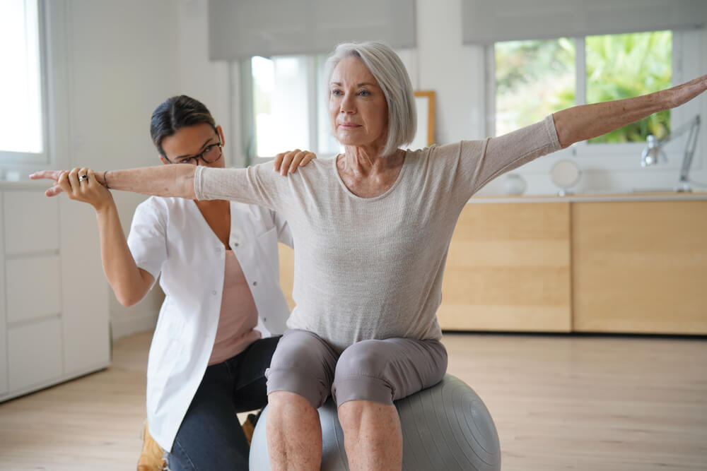 4 physical therapist-recommended core exercises that can help you build strength shutterstock 1212257431 treatment for loss of balance in elderly
