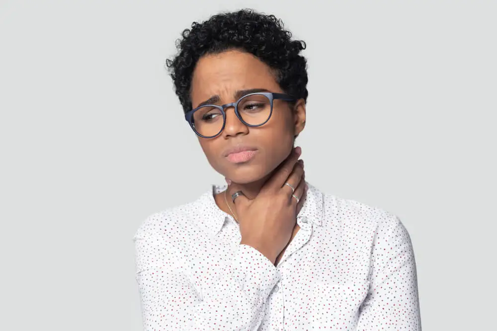 Why do I have muscle pain in the front of my neck? shutterstock 1437938144 front neck muscle pain